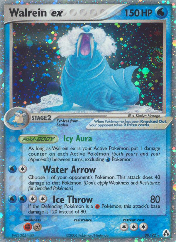 Walrein ex (89/92) [EX: Legend Maker] | Exor Games Summserside