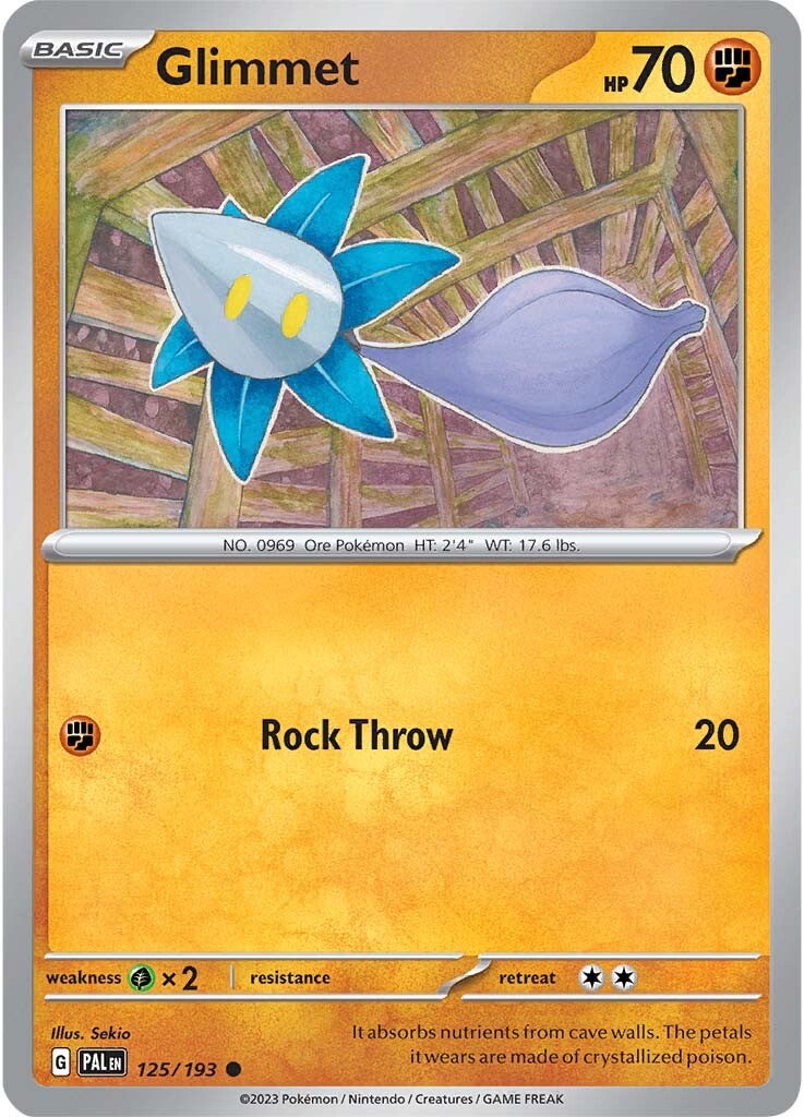 Glimmet (125/193) [Scarlet & Violet: Paldea Evolved] | Exor Games Summserside