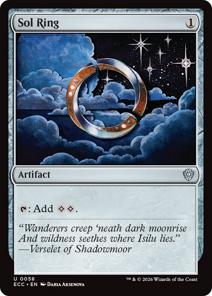Sol Ring (0058) [Lorwyn Eclipsed Commander] | Exor Games Summserside
