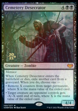 Cemetery Desecrator [Innistrad: Crimson Vow Prerelease Promos] | Exor Games Summserside