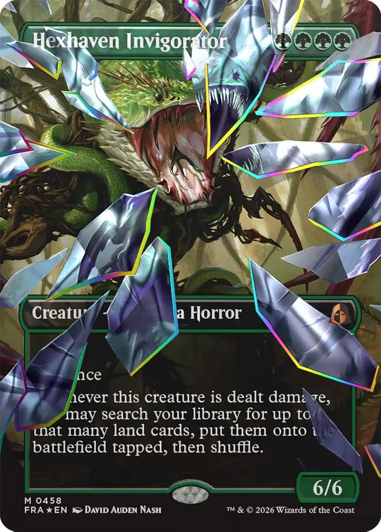 Hexhaven Invigorator (Borderless) (Facet Foil) [Reality Fracture] | Exor Games Summserside