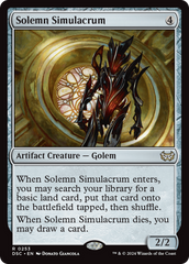 Solemn Simulacrum [Duskmourn: House of Horror Commander] | Exor Games Summserside