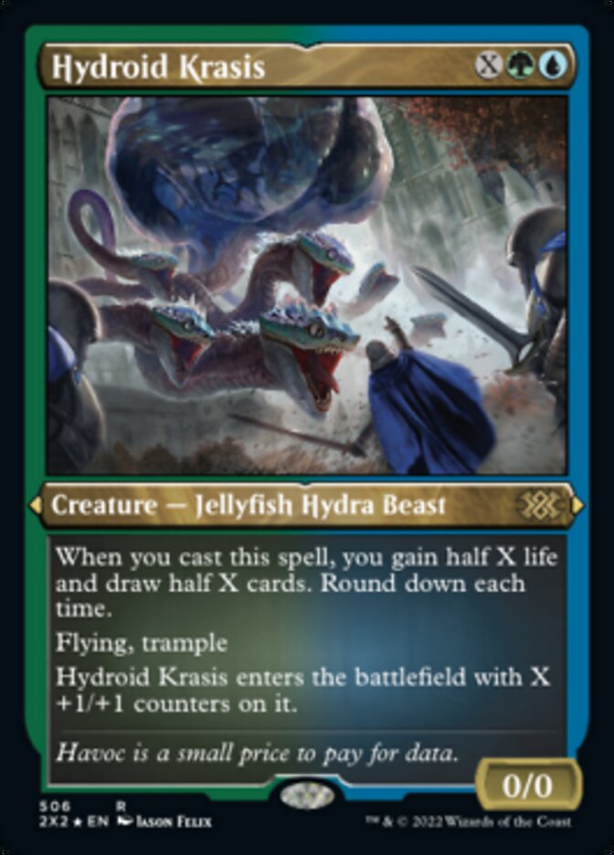 Hydroid Krasis (Foil Etched) [Double Masters 2022] | Exor Games Summserside