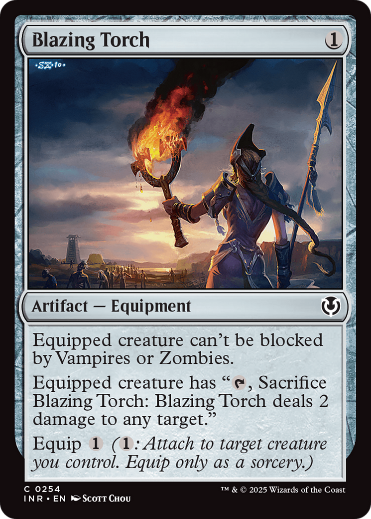 Blazing Torch [Innistrad Remastered] | Exor Games Summserside