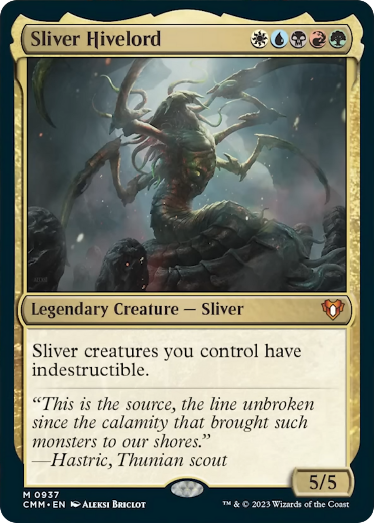 Sliver Hivelord [Commander Masters] | Exor Games Summserside