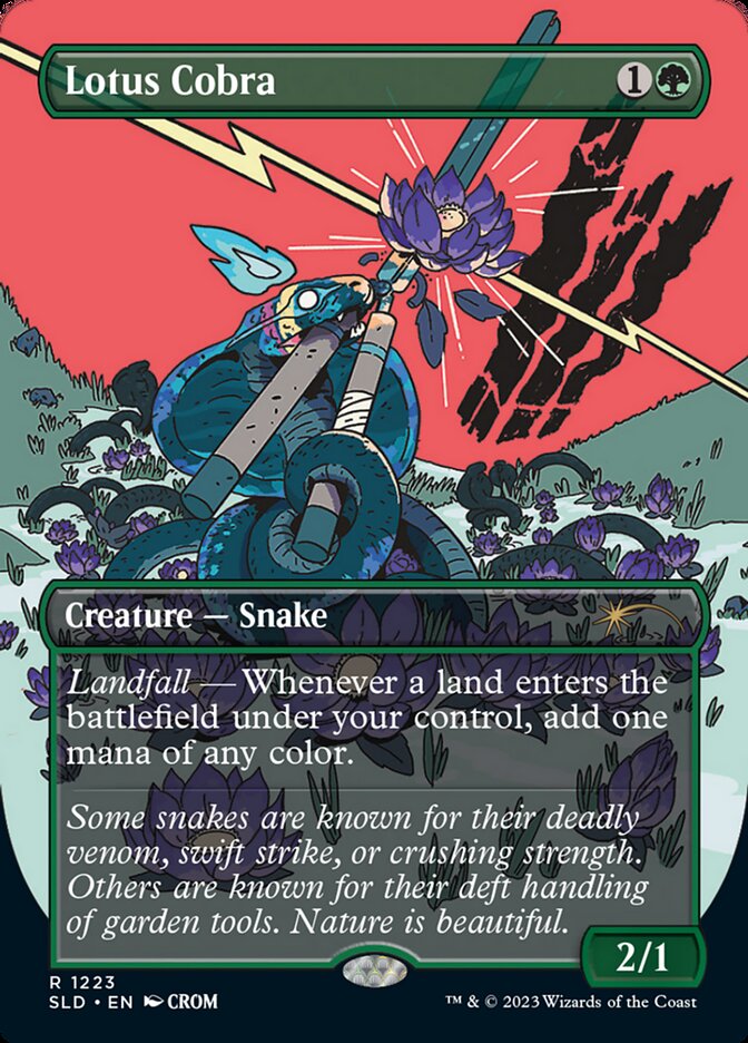 Lotus Cobra (Borderless) [Secret Lair Drop Series] | Exor Games Summserside
