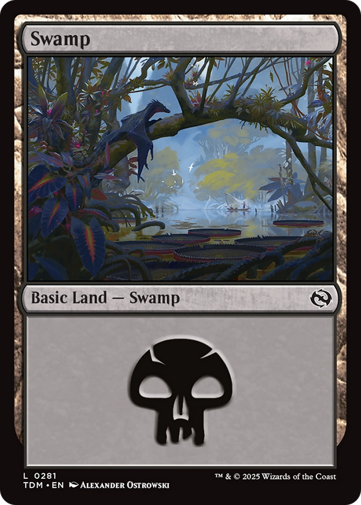 Swamp (0281) [Tarkir: Dragonstorm] | Exor Games Summserside