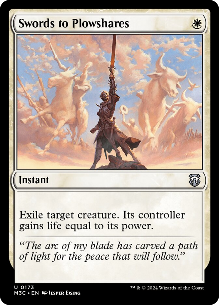 Swords to Plowshares (Ripple Foil) [Modern Horizons 3 Commander] | Exor Games Summserside