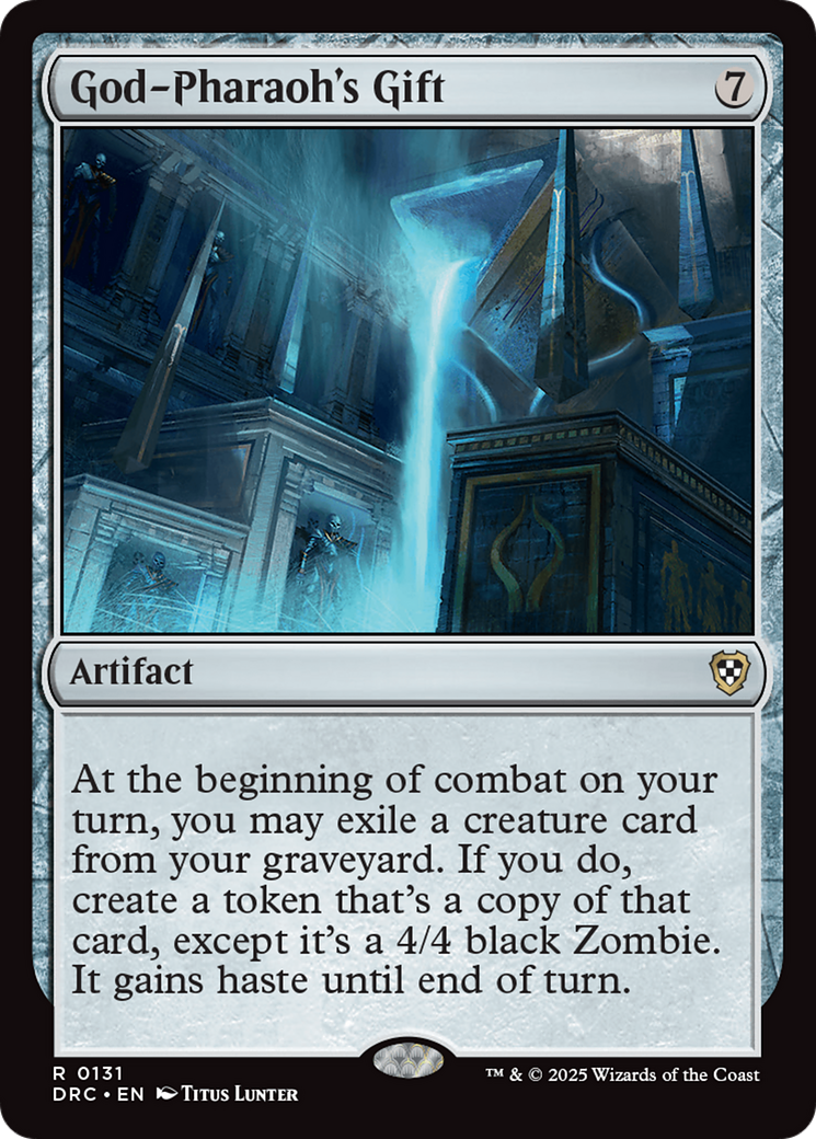 God-Pharaoh's Gift [Aetherdrift Commander] | Exor Games Summserside