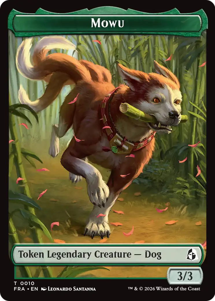 Ajani's Pridemate // Mowu Double-Sided Token [Reality Fracture Tokens] | Exor Games Summserside