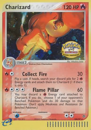 Charizard (100/97) (National Championship 2004) [League & Championship Cards] | Exor Games Summserside