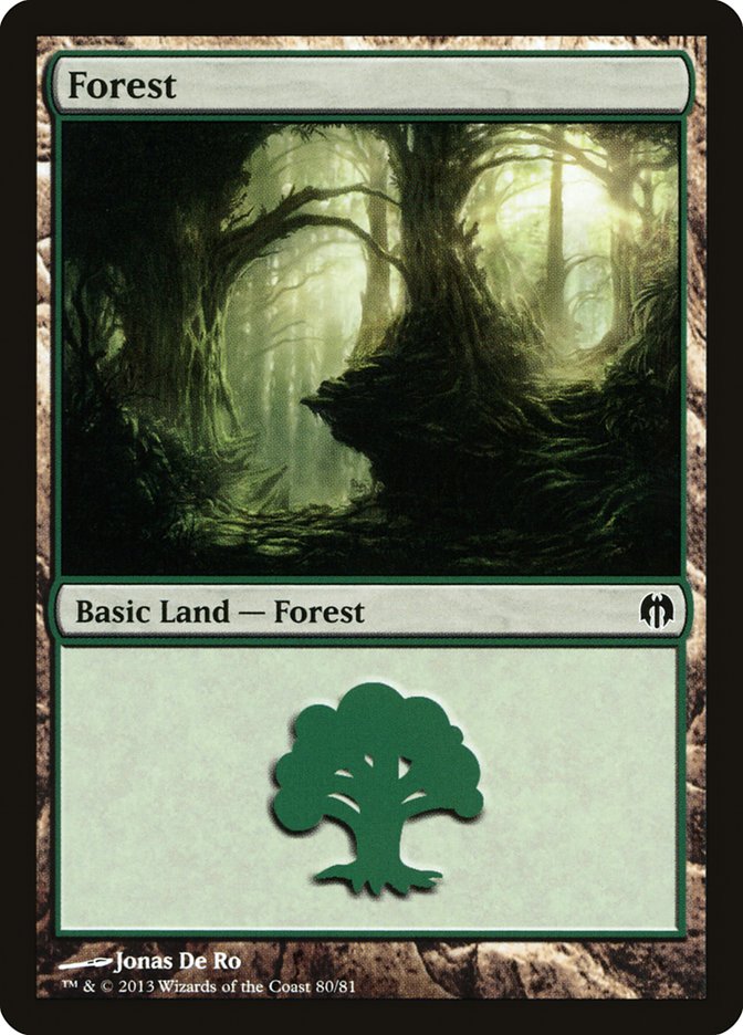 Forest (80) [Duel Decks: Heroes vs. Monsters] | Exor Games Summserside