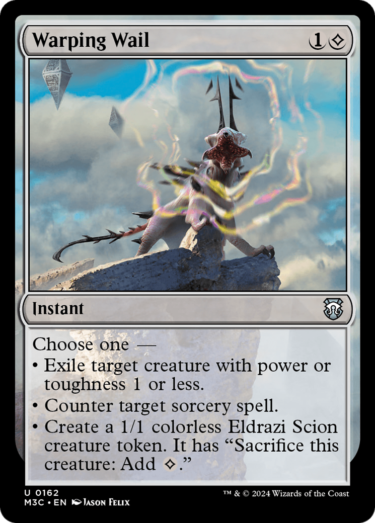 Warping Wail (Ripple Foil) [Modern Horizons 3 Commander] | Exor Games Summserside