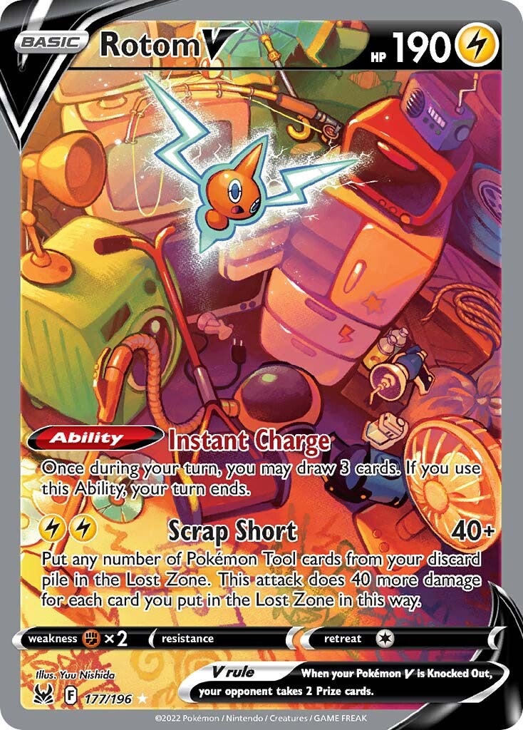 Rotom V (177/196) [Sword & Shield: Lost Origin] | Exor Games Summserside