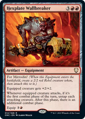 Hexplate Wallbreaker [Phyrexia: All Will Be One Commander] | Exor Games Summserside