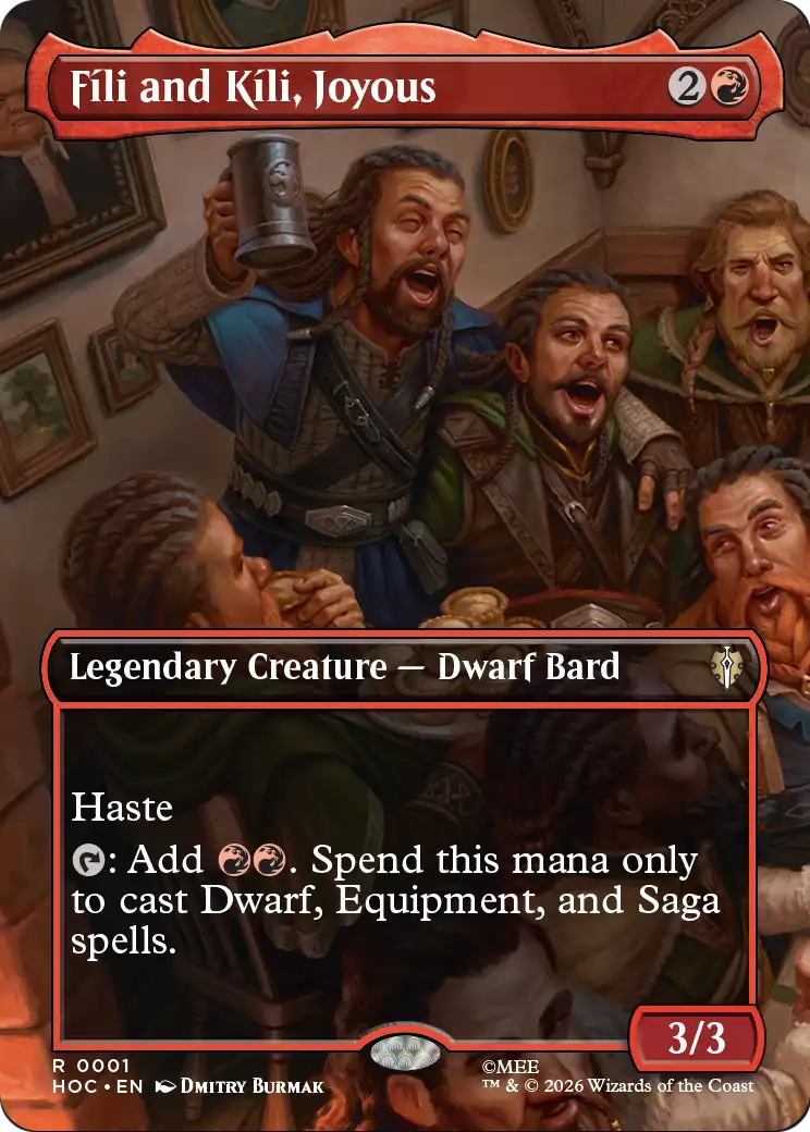 Fili and Kili, Joyous (Borderless) [The Hobbit: Eternal-Legal] | Exor Games Summserside
