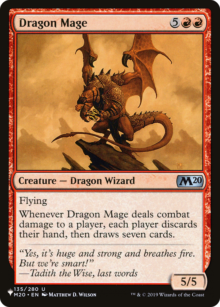 Dragon Mage [The List Reprints] | Exor Games Summserside