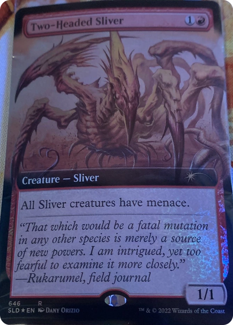 Two-Headed Sliver (Extended Art) [Secret Lair Drop Promos] | Exor Games Summserside