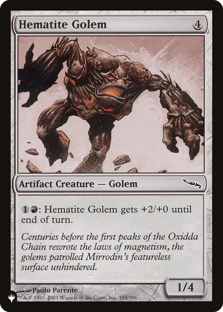 Hematite Golem [The List] | Exor Games Summserside