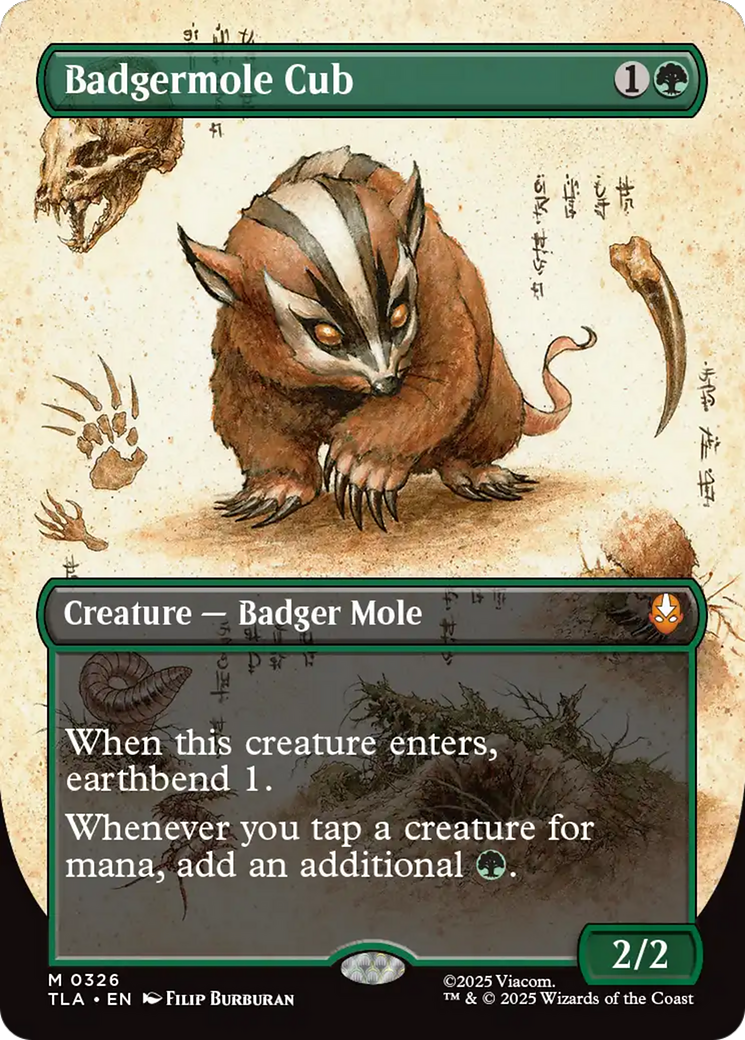 Badgermole Cub (Borderless) [Avatar: The Last Airbender] | Exor Games Summserside