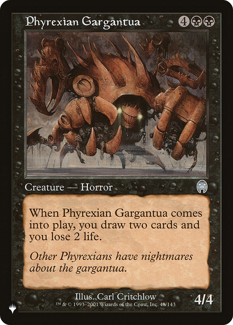 Phyrexian Gargantua [The List] | Exor Games Summserside