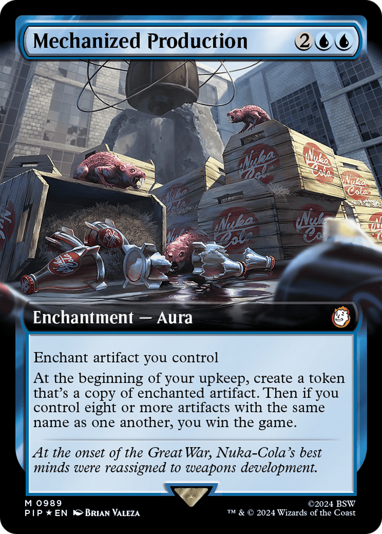 Mechanized Production (Extended Art) (Surge Foil) [Fallout] | Exor Games Summserside