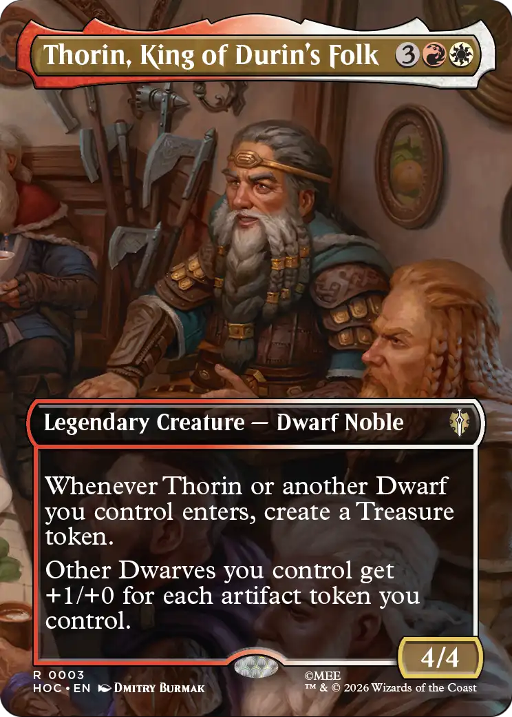 Thorin, King of Durin's Folk (Borderless) [The Hobbit: Eternal-Legal] | Exor Games Summserside