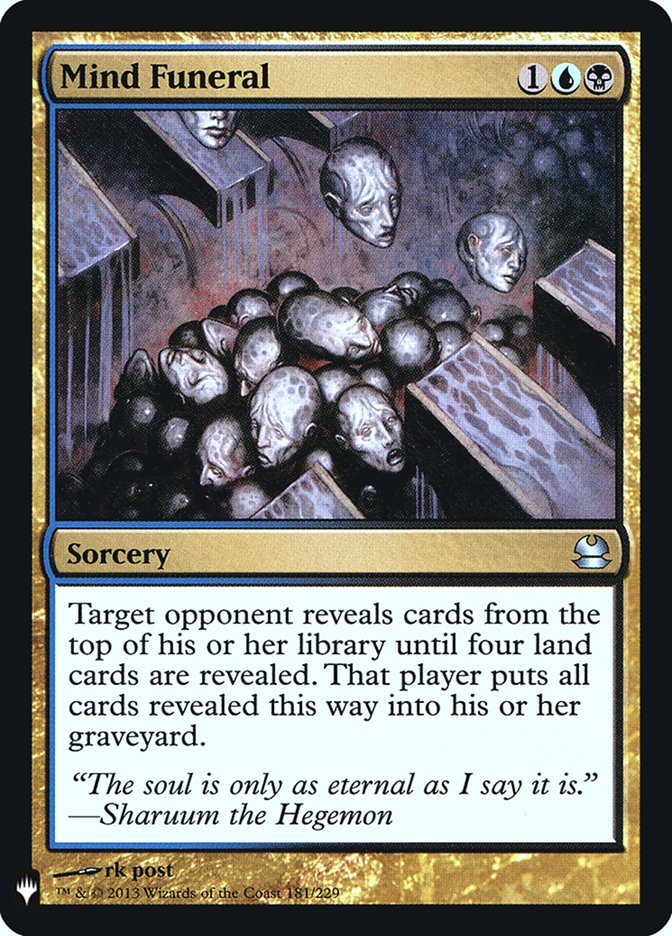 Mind Funeral [Mystery Booster] | Exor Games Summserside