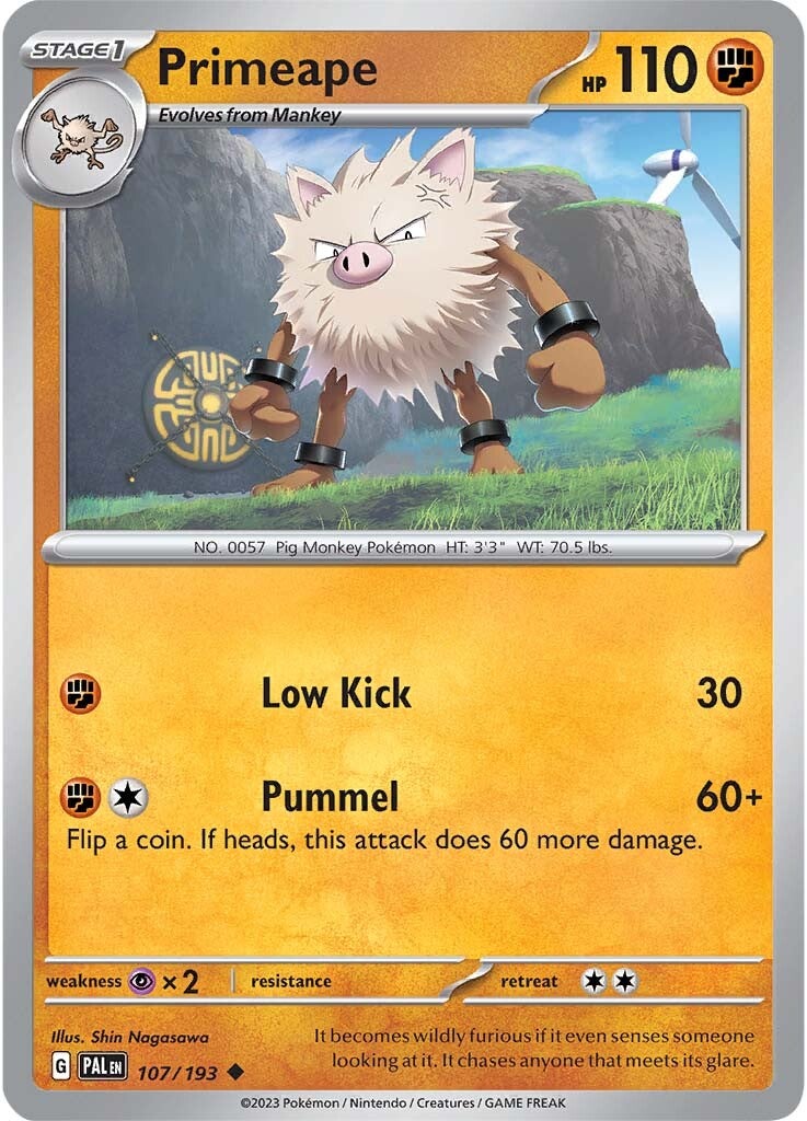 Primeape (107/193) [Scarlet & Violet: Paldea Evolved] | Exor Games Summserside