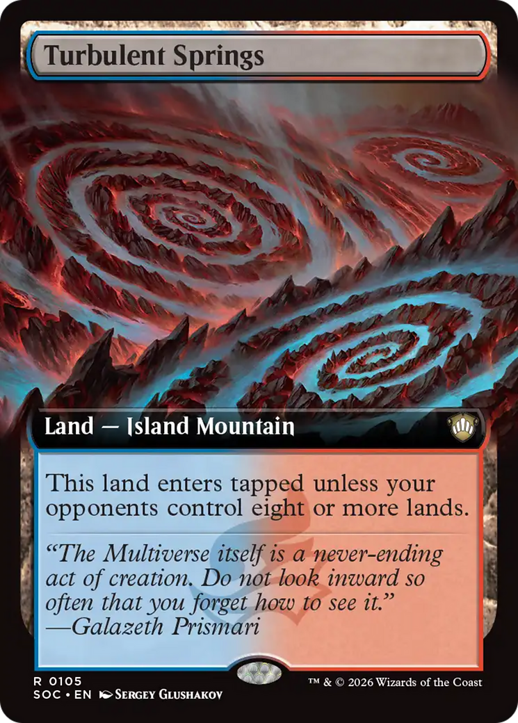 Turbulent Springs (Extended Art) [Secrets of Strixhaven Commander] | Exor Games Summserside