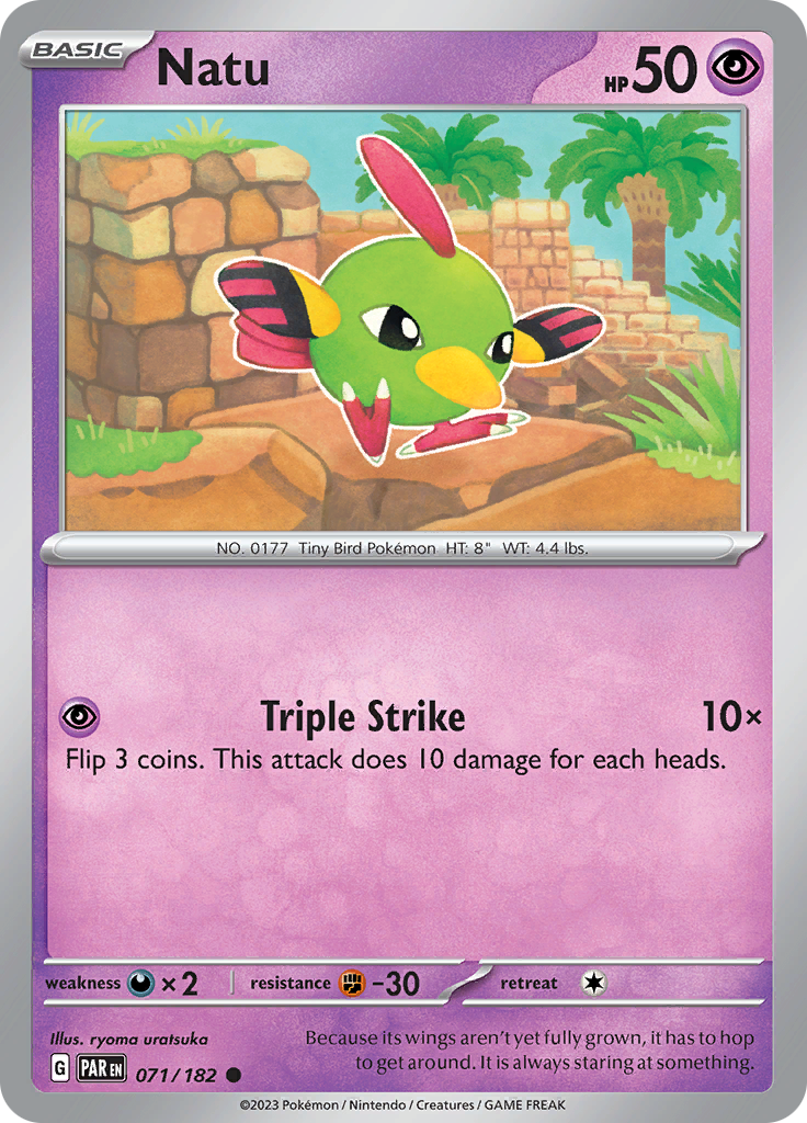 Natu (071/182) [Scarlet & Violet: Paradox Rift] | Exor Games Summserside