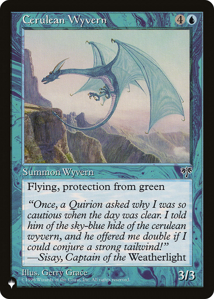 Cerulean Wyvern [The List Reprints] | Exor Games Summserside