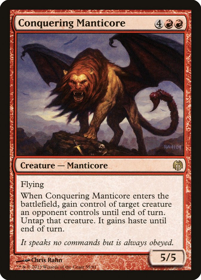 Conquering Manticore [Duel Decks: Heroes vs. Monsters] | Exor Games Summserside