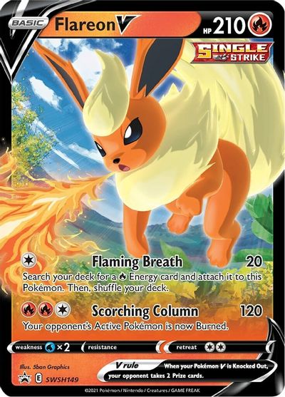 Flareon V (SWSH149) [Sword & Shield: Black Star Promos] | Exor Games Summserside