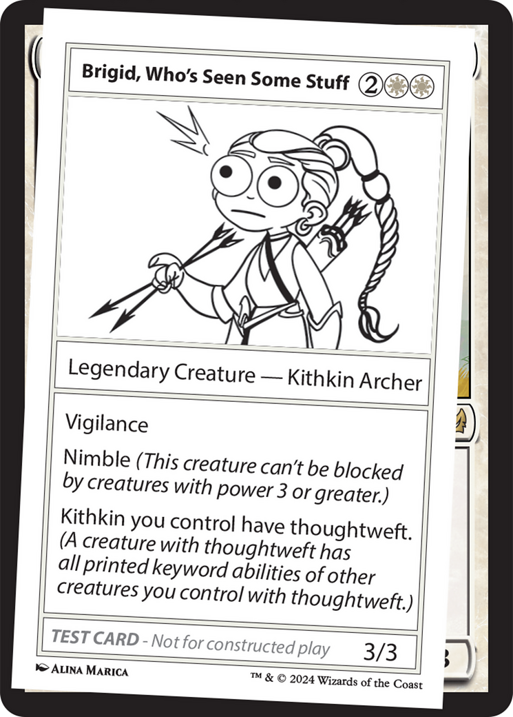 Brigid, Who's Seen Some Stuff [Mystery Booster 2 Playtest Cards] | Exor Games Summserside