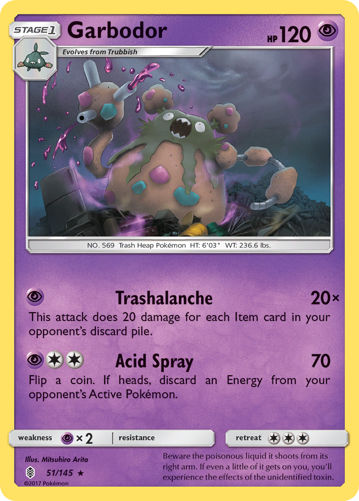 Garbodor (51/145) [Sun & Moon: Guardians Rising] | Exor Games Summserside