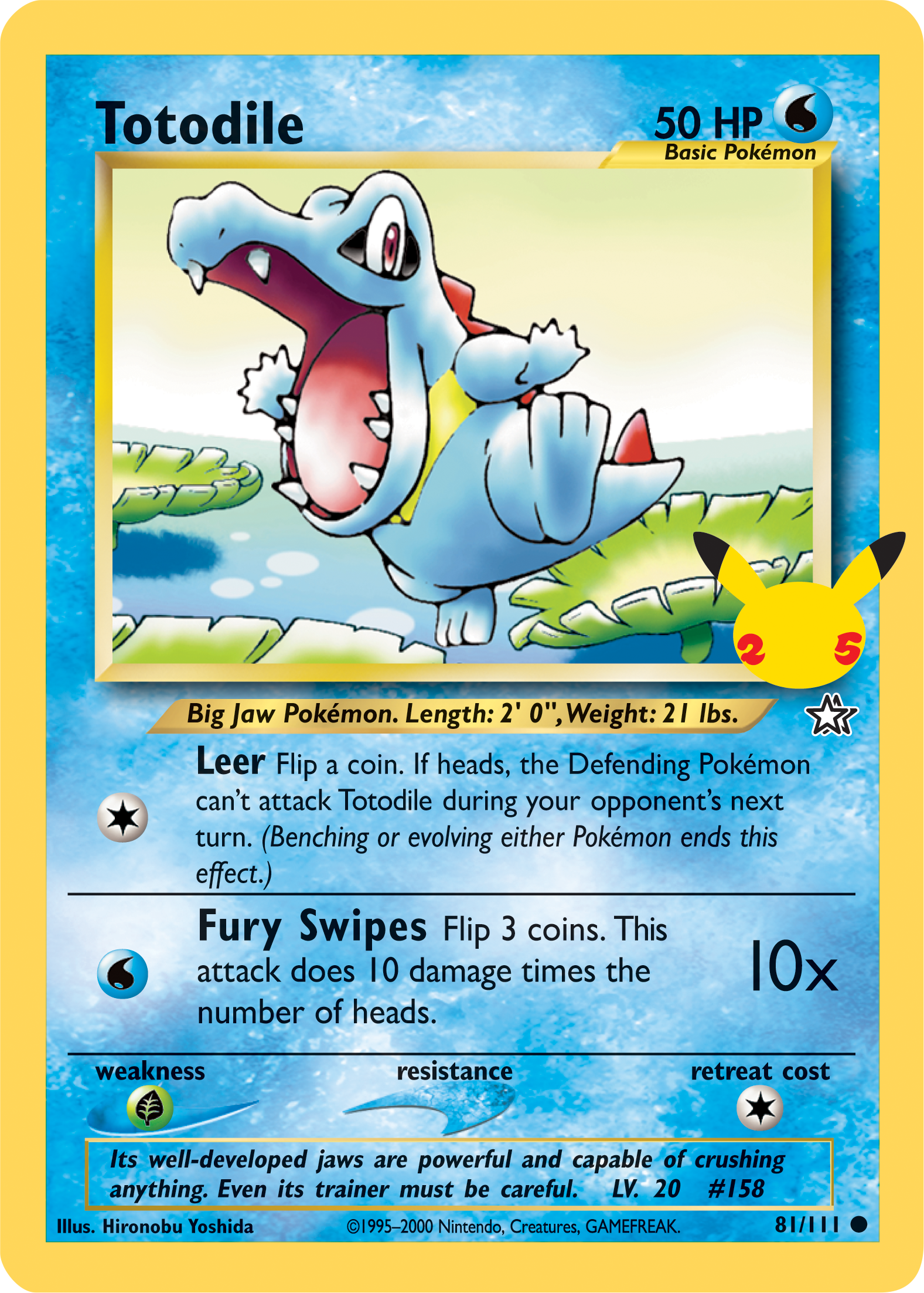 Totodile (81/111) (Jumbo Card) [First Partner Pack] | Exor Games Summserside