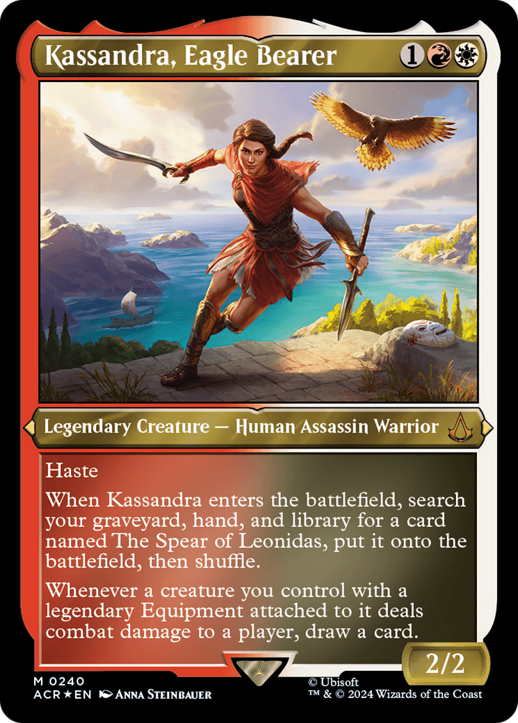 Kassandra, Eagle Bearer (Foil Etched) [Assassin's Creed] | Exor Games Summserside