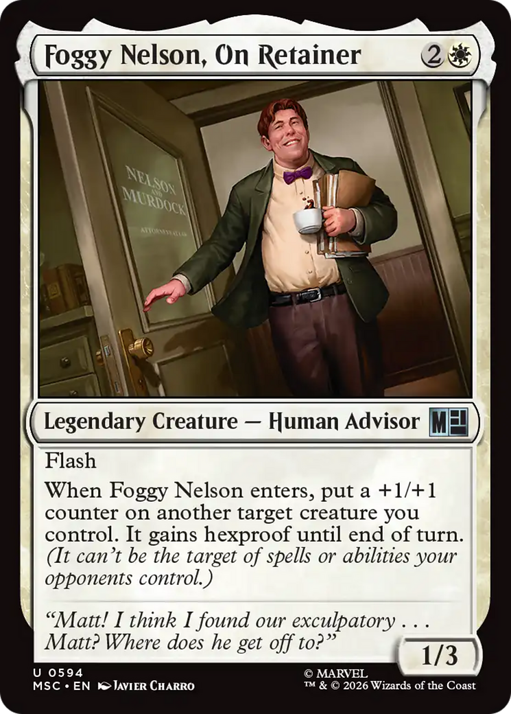 Foggy Nelson, On Retainer [Marvel Super Heroes Commander] | Exor Games Summserside