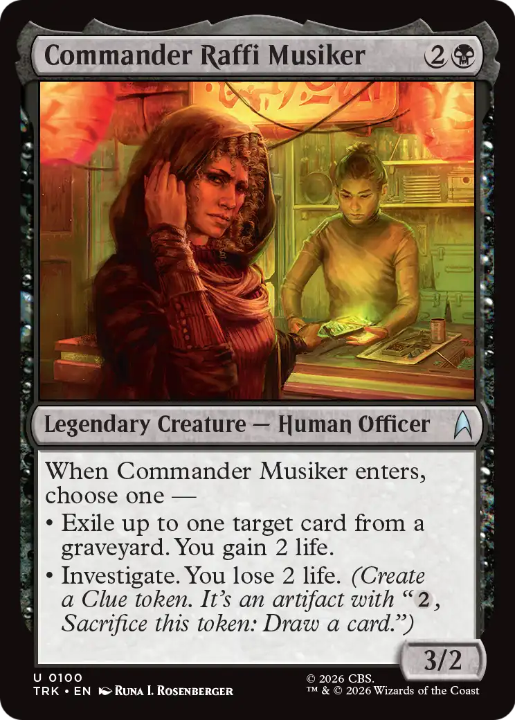 Commander Raffi Musiker [Star Trek] | Exor Games Summserside