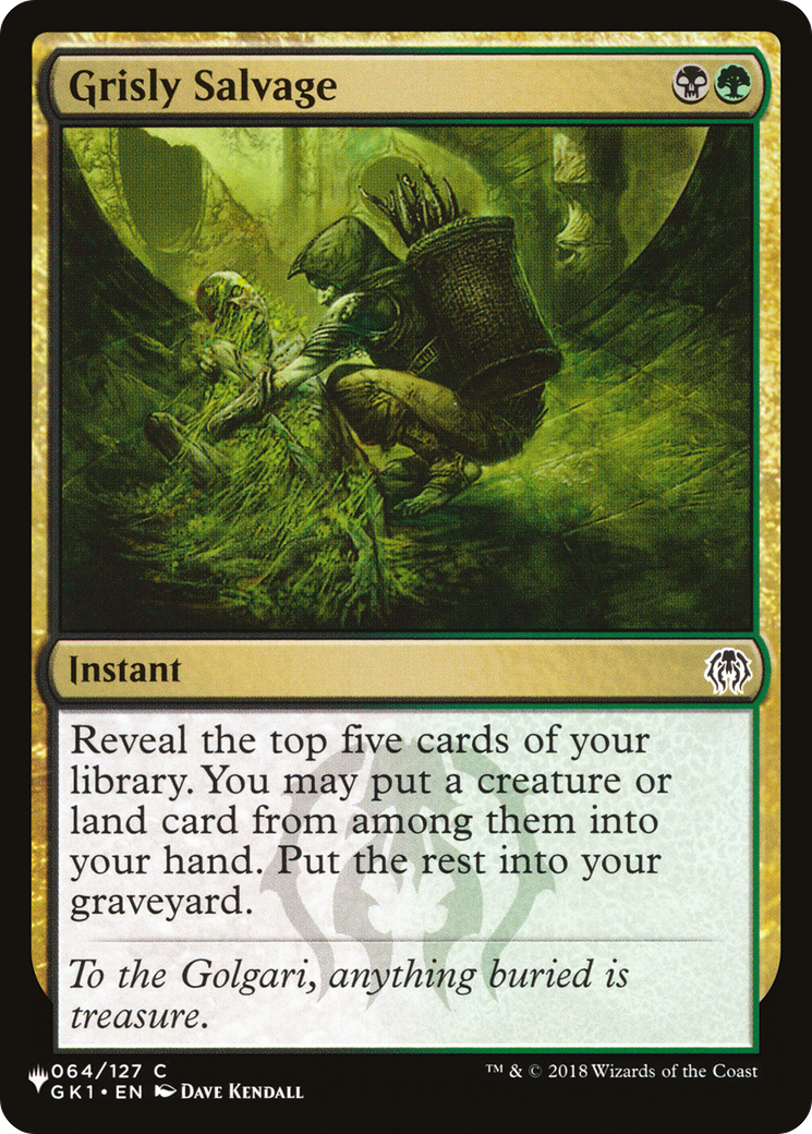 Grisly Salvage [The List] | Exor Games Summserside