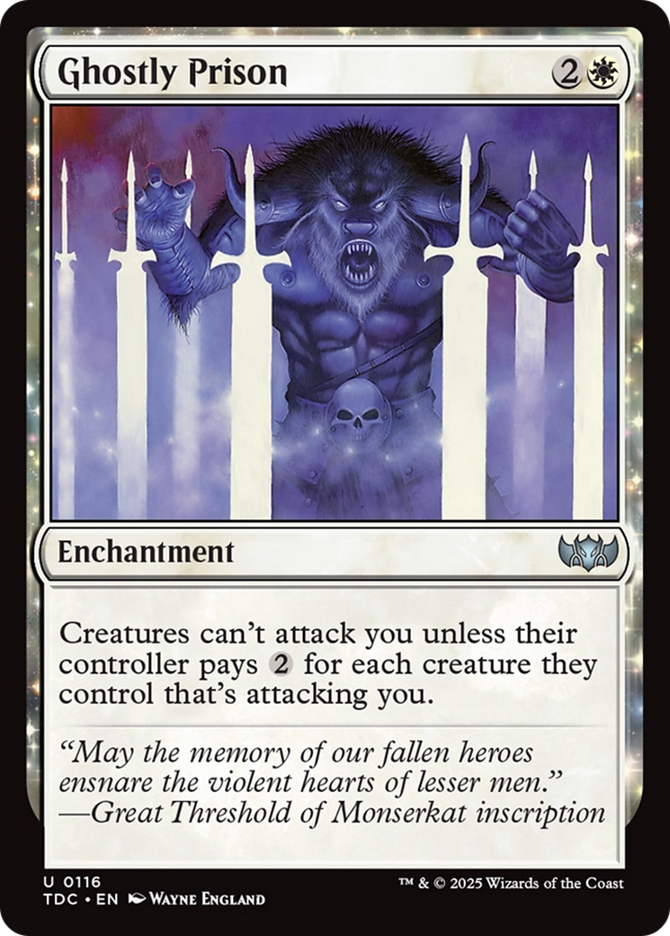 Ghostly Prison [Tarkir: Dragonstorm Commander] | Exor Games Summserside