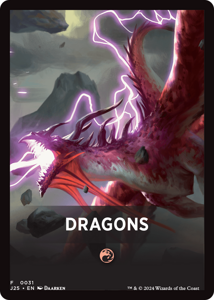 Dragons Theme Card [Foundations Jumpstart Front Cards] | Exor Games Summserside