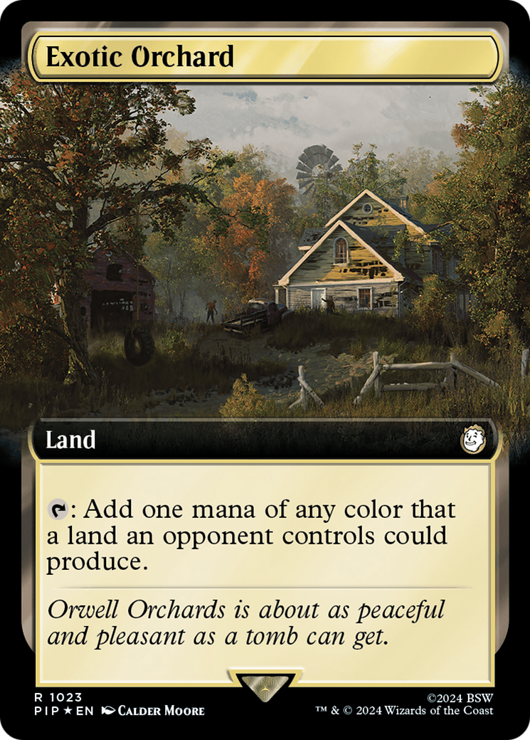 Exotic Orchard (Extended Art) (Surge Foil) [Fallout] | Exor Games Summserside