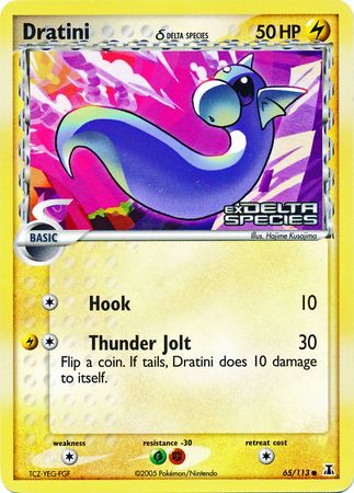 Dratini (65/113) (Delta Species) (Stamped) [EX: Delta Species] | Exor Games Summserside