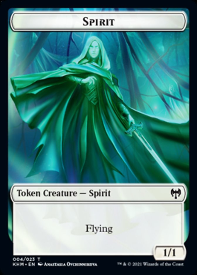 Spirit Token [Kaldheim Tokens] | Exor Games Summserside
