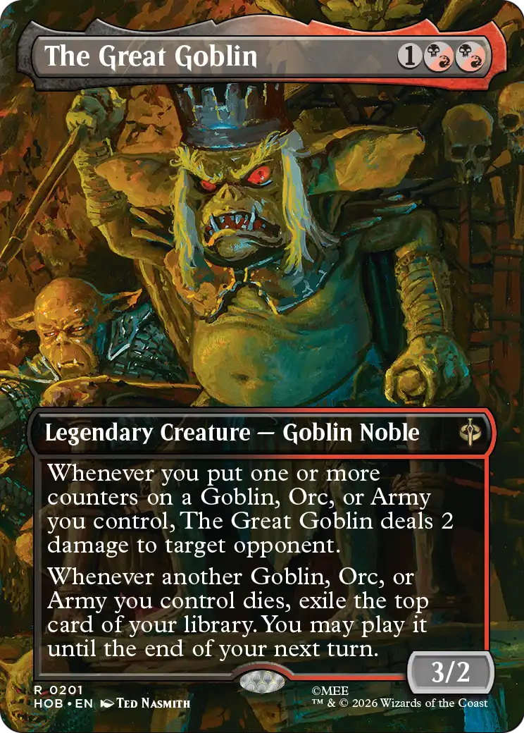 The Great Goblin (Borderless) [The Hobbit] | Exor Games Summserside