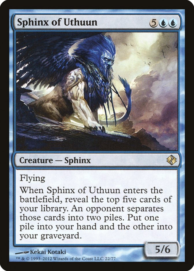 Sphinx of Uthuun [Duel Decks: Venser vs. Koth] | Exor Games Summserside