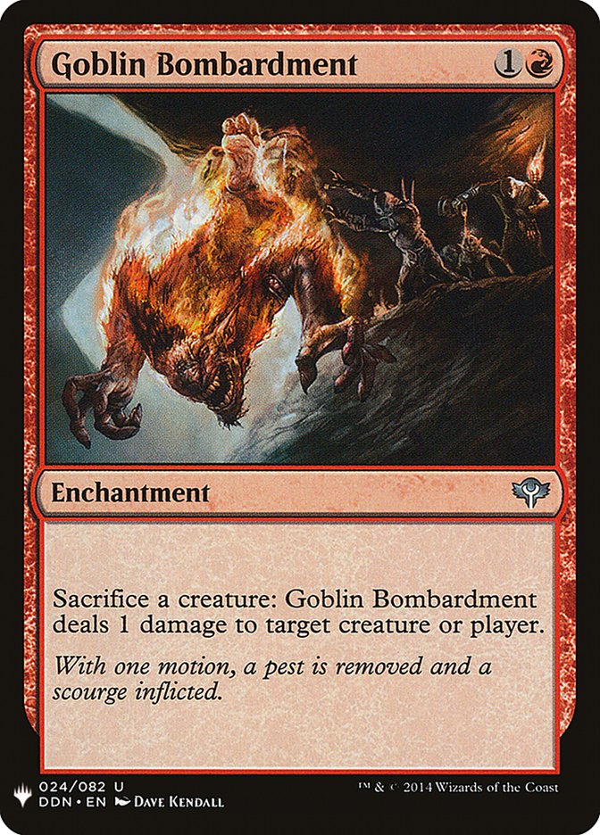 Goblin Bombardment [Mystery Booster] | Exor Games Summserside