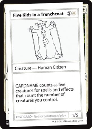 Five Kids in a Trenchcoat (2021 Edition) [Mystery Booster Playtest Cards] | Exor Games Summserside